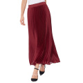 Kate Kasin Femmes Retro Vintage Solid Color Summer Pleated Maxi Long Skirt 40 &quot;KK000614-1